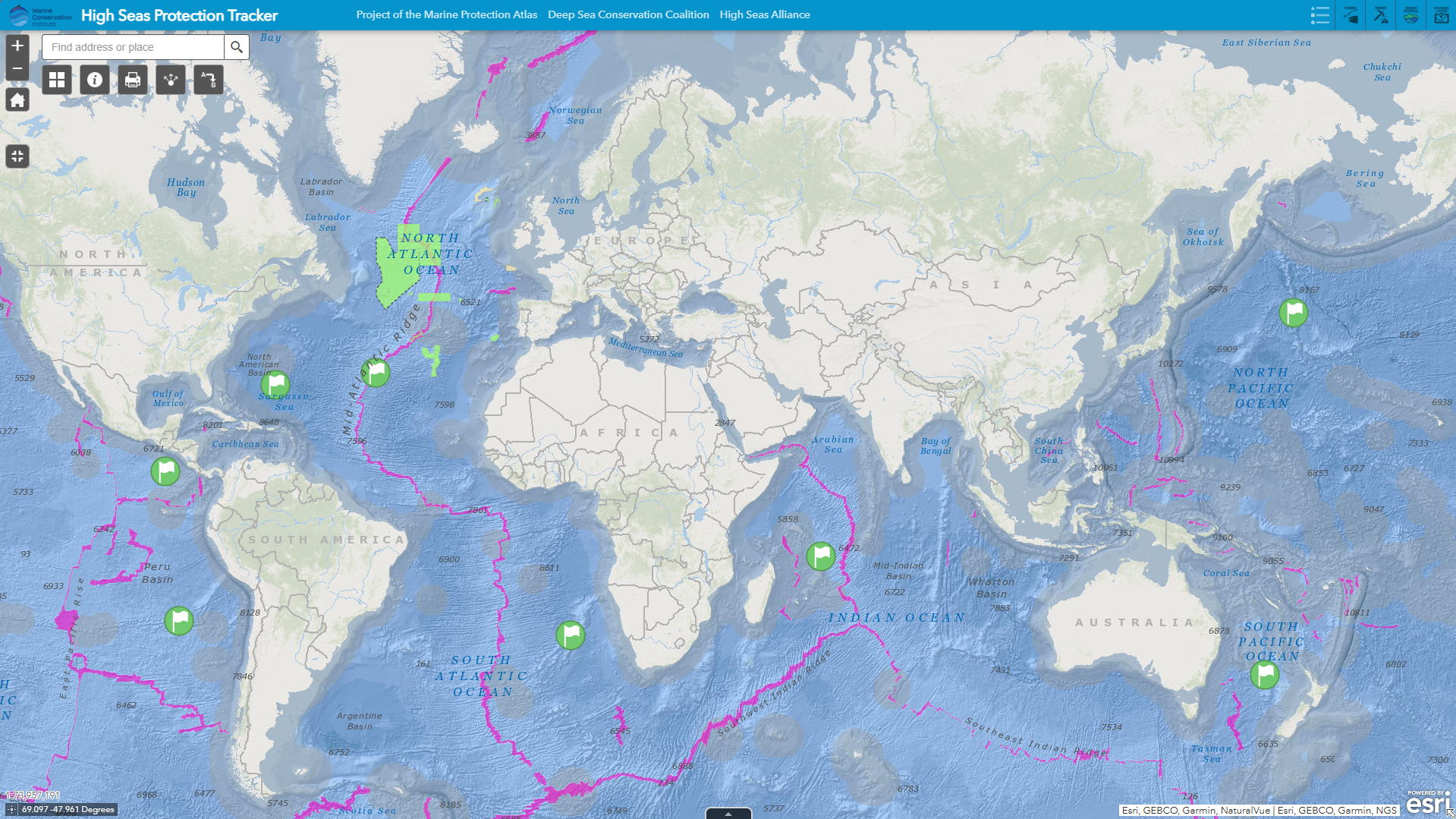 High Seas Protection Tracker